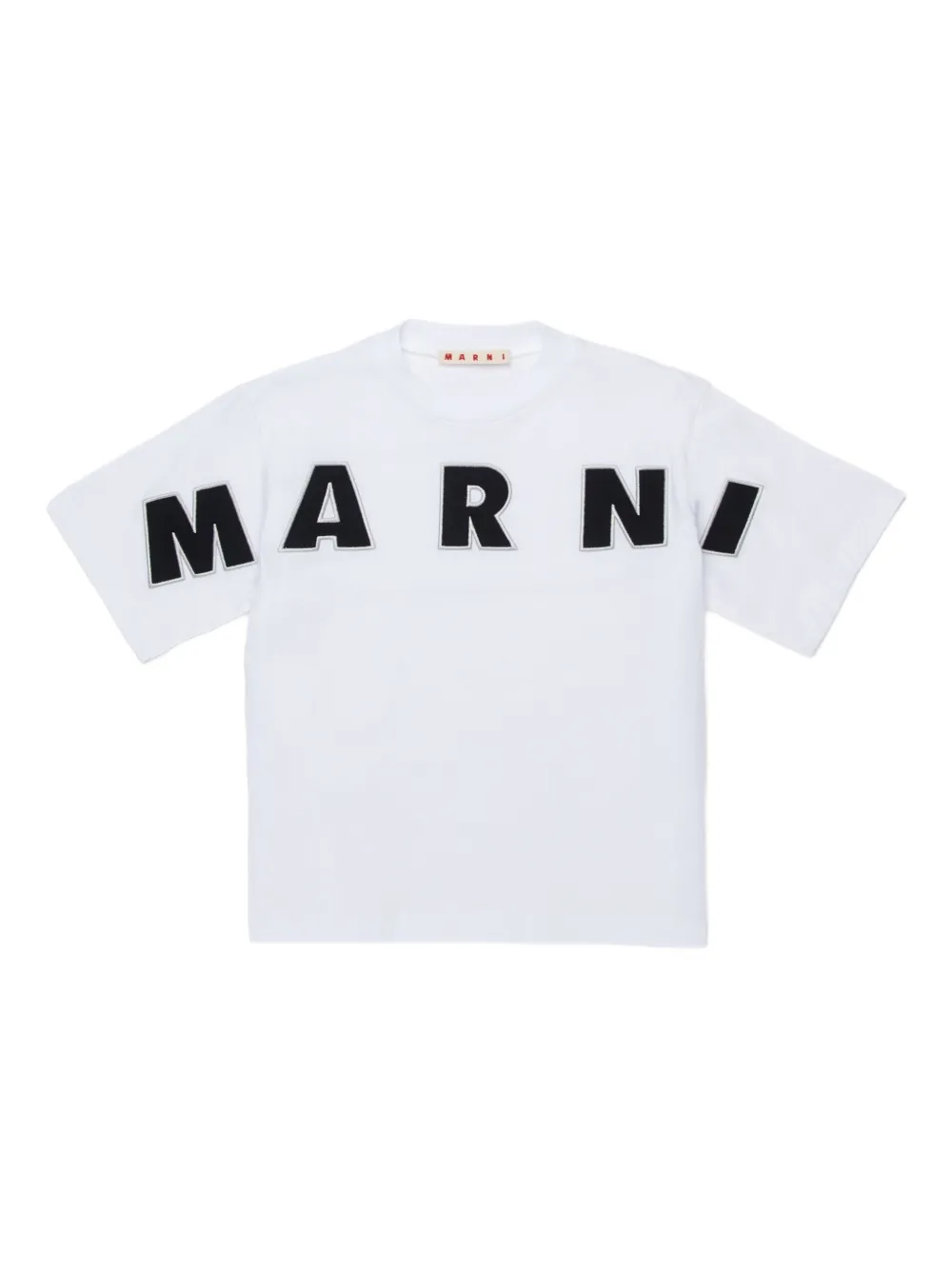 

Футболка с логотипом Marni Kids, белый
