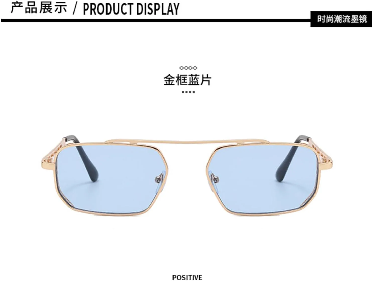 

Винтажные солнцезащитные очки для женщин в стиле стимпанк, маленькие металлические, мужские солнцезащитные очки с защитой от УФ-излучения UV400 TOIPASTN, 3