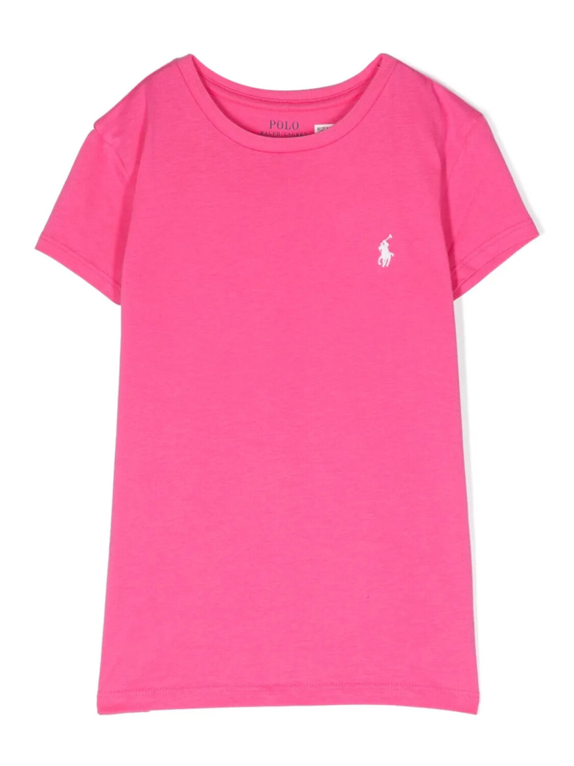 

POLO RALPH LAUREN KIDS футболка с вышитым логотипом, розовый