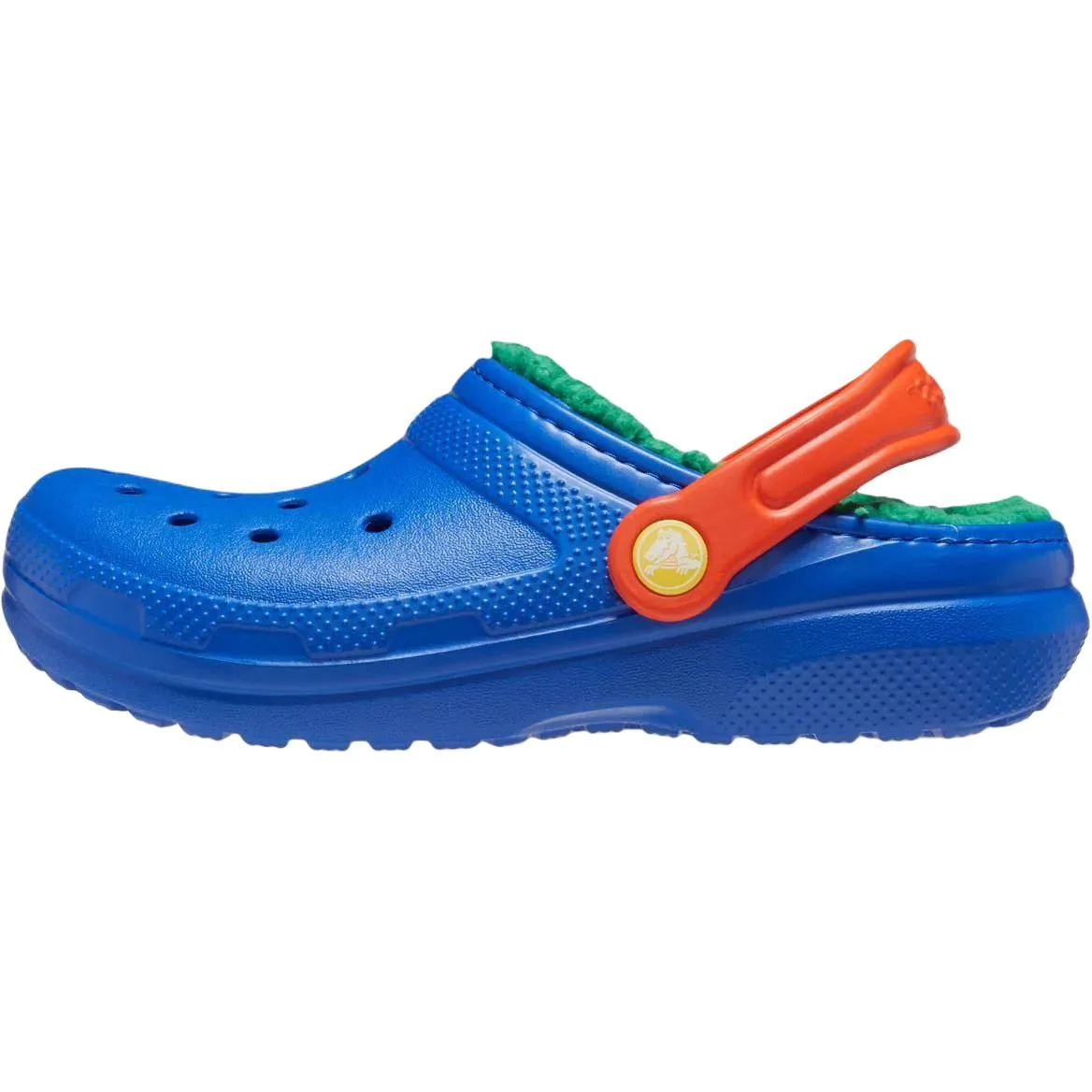 Crocs Classic Lined Slip Resistant Abrasion Resistant Low top детские сандалии Blue Kids'