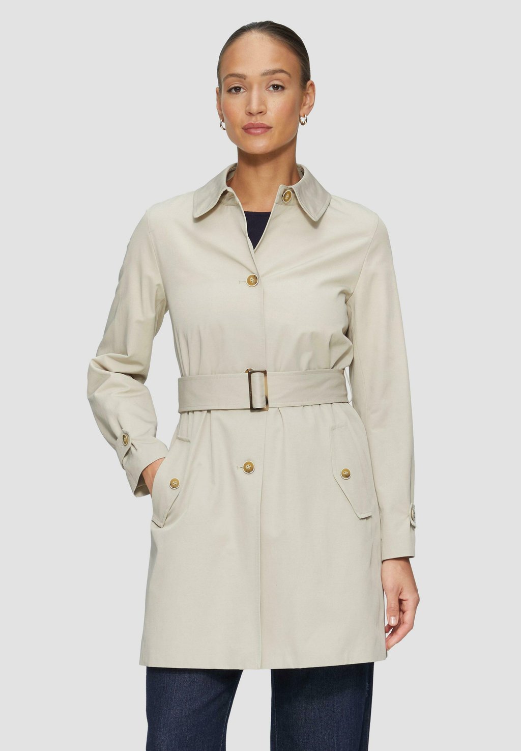 

Короткое пальто s.Oliver BLACK LABEL, песочный