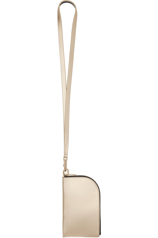 

Голливудский шейный кошелек Rick Owens, золотой