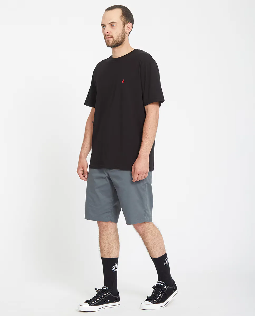 

Простые мужские шорты-бермуды в стиле чинос Volcom, серый