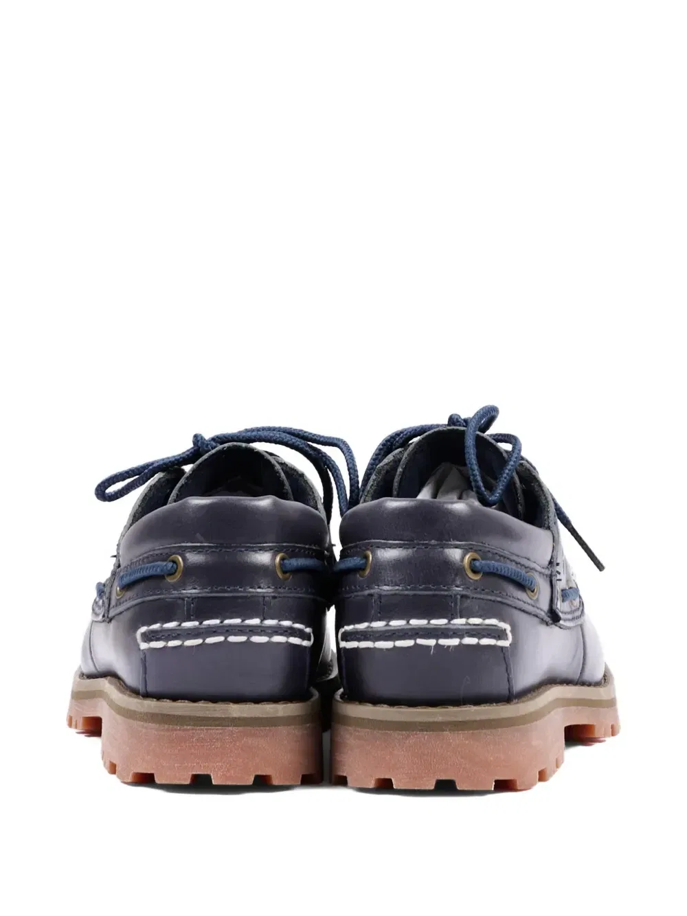 Аутентичные молодежные топсайдеры на шнуровке Timberland Kids, синий — фото 3