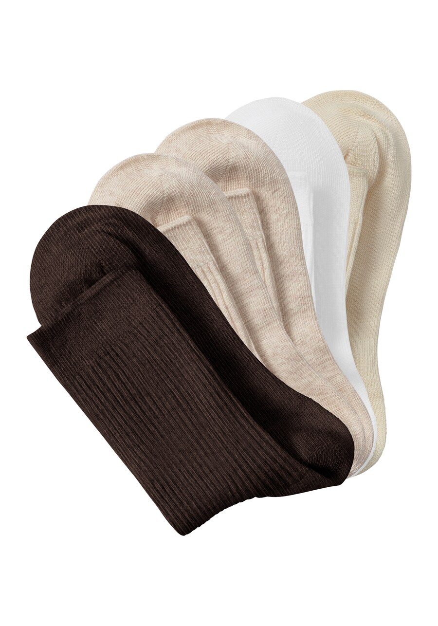 

Носки LAVANA, цвет mottled beige/Chestnut brown/White