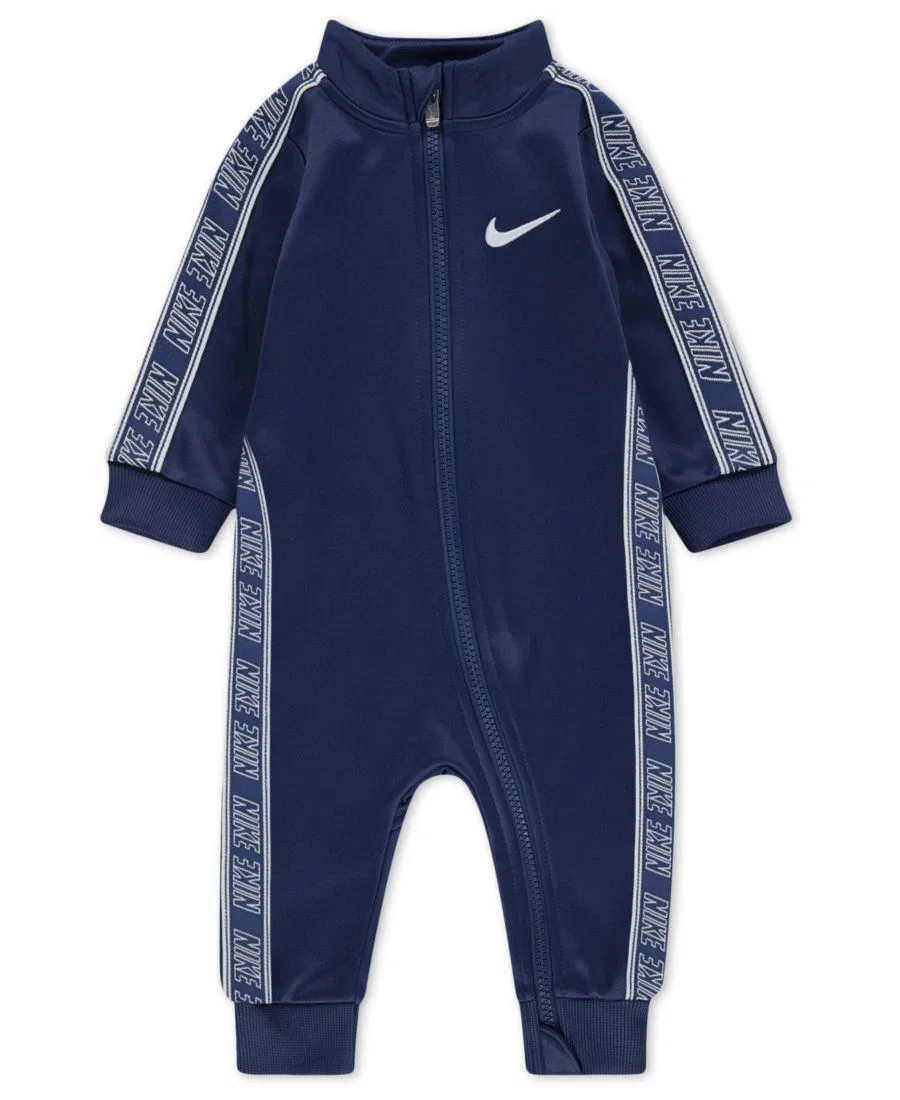 Детский комбинезон с высоким воротником для мальчиков Nike, темно-синий