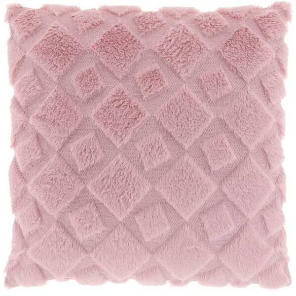 

Декоративная подушка Unique Living Fraser, 45x9x45 см, розовый