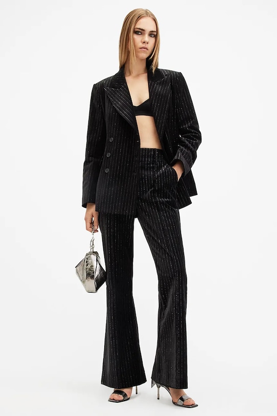 

Хлопковые брюки SEVENH Allsaints, черный