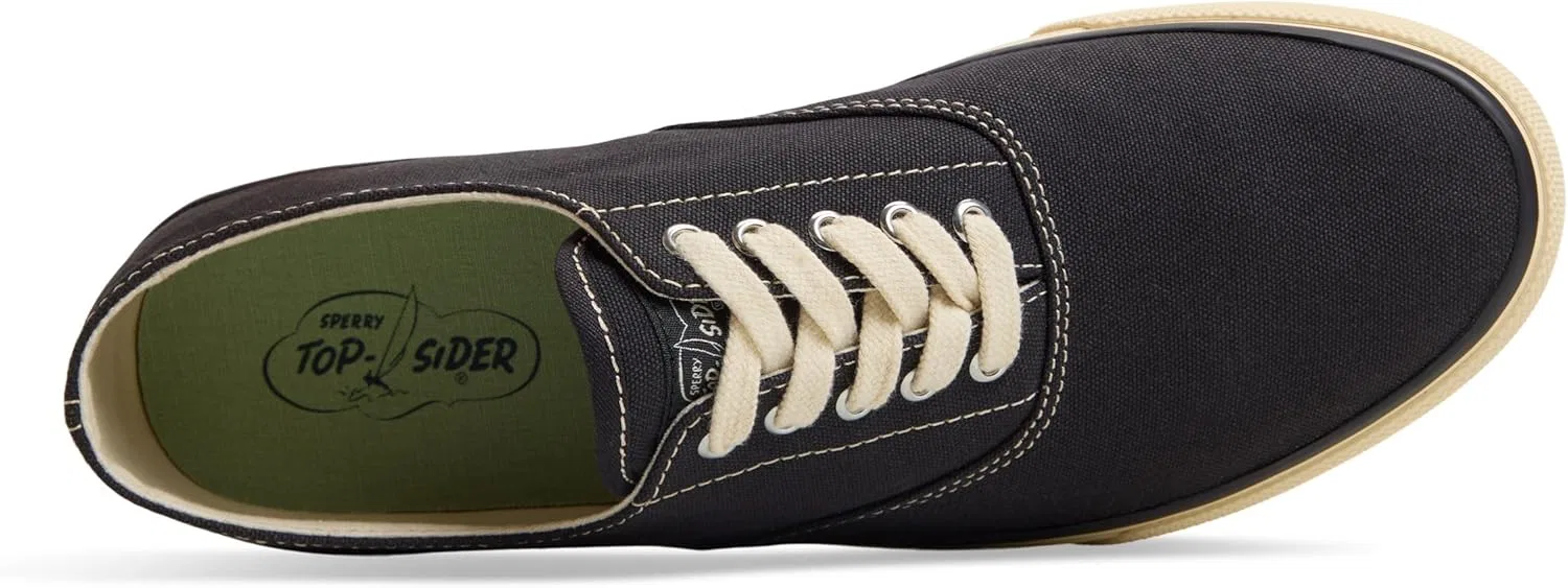 Мужские классические кроссовки Sperry CVO, Black White — фото 4
