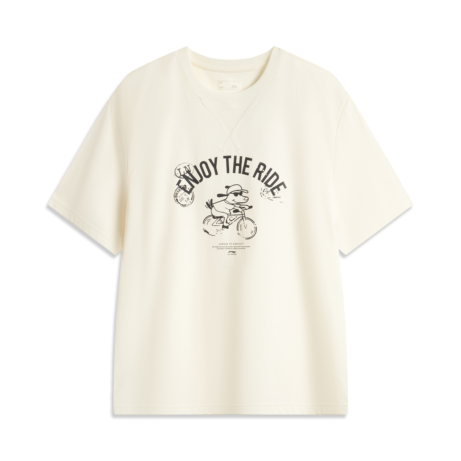 

LINING Футболка Sports Life Collection Men's Mica White, Белый, LINING Футболка Sports Life Collection Men's Mica White