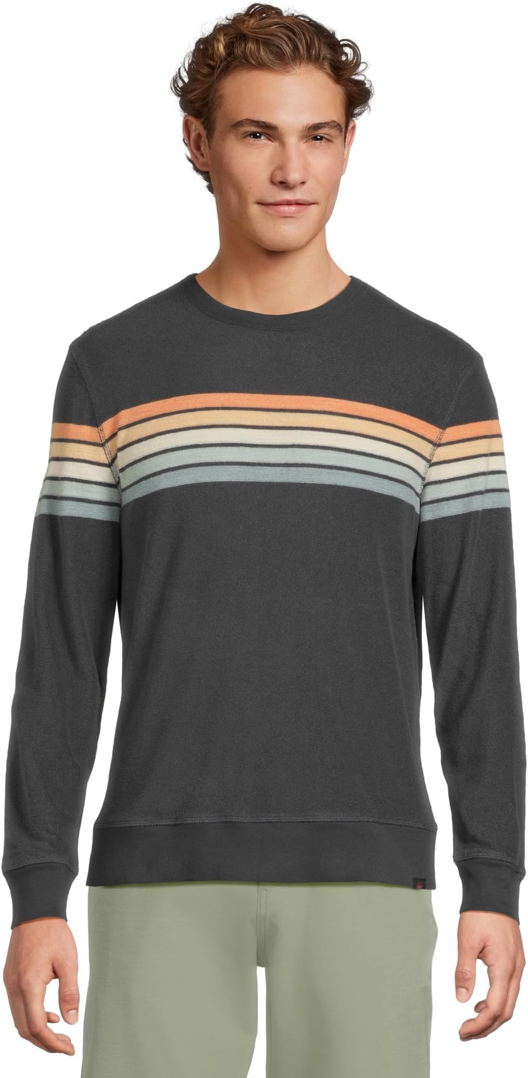 

Толстовка Faherty Cabana Towel Terry Crewneck, цвет Seacoast Sunrise