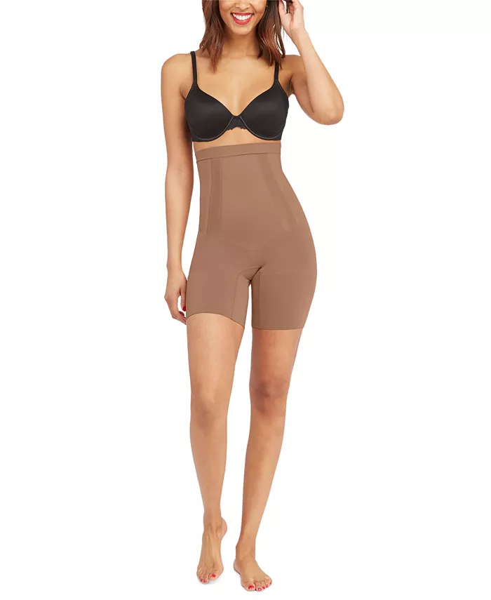

Шорты OnCore с высокой талией до середины бедра SPANX, коричневый