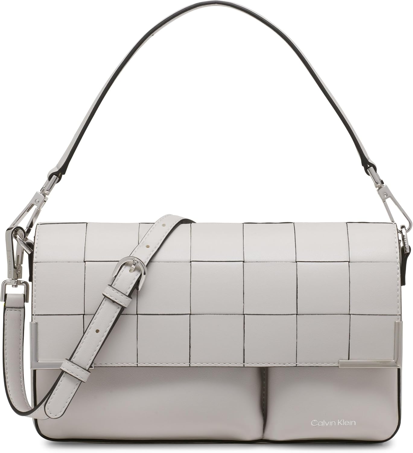 

Сумка-органайзер Calvin Klein Mica с клапаном и кроссбоди, Dove Grey Woven, Серый, Сумка-органайзер Calvin Klein Mica с клапаном и кроссбоди, Dove Grey Woven