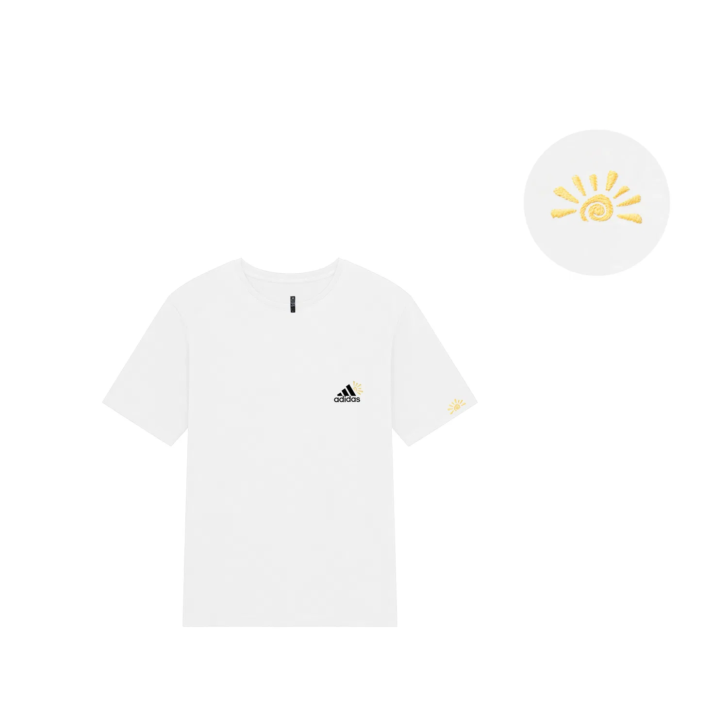Футболка хлопковая MUST HAVES Adidas белая — фото 4