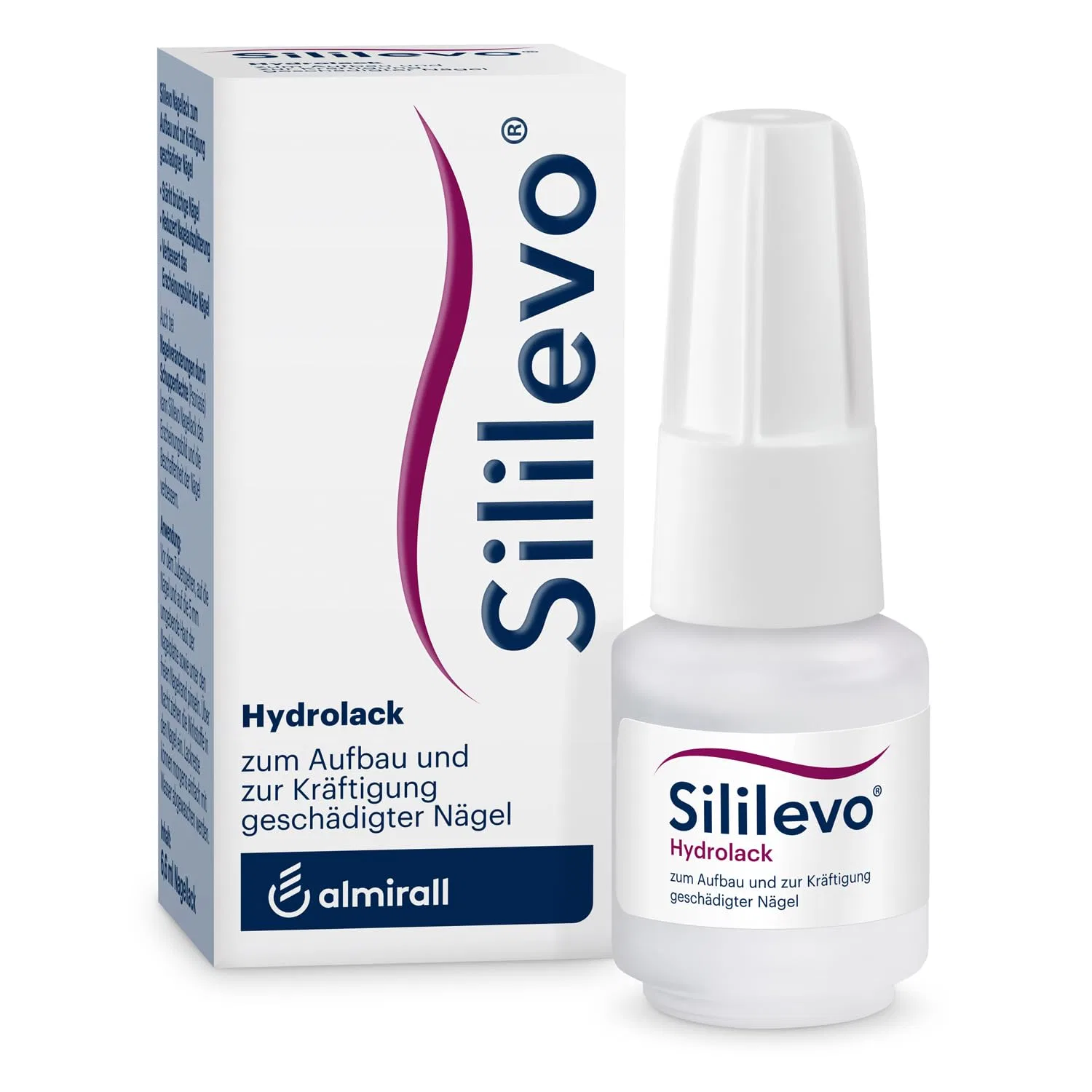 Медицинский лак для укрепления ногтей Sililevo Hydro Varnish 6.6 мл Sililevo — фото 2