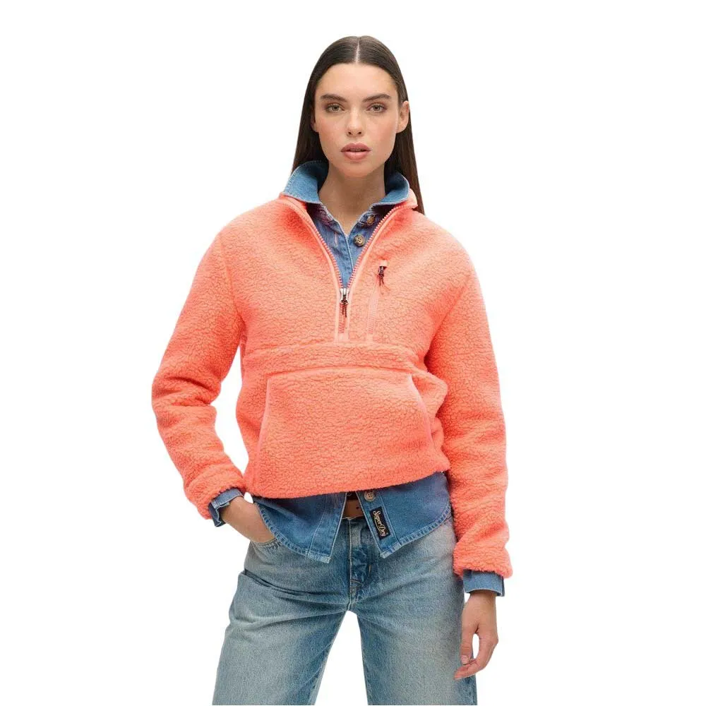 

Куртка Superdry Outdoor Fleece, оранжевый