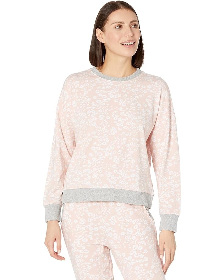 

Пижамный комплект DKNY Long Sleeve Joggers PJ Set, цвет Blush Animal