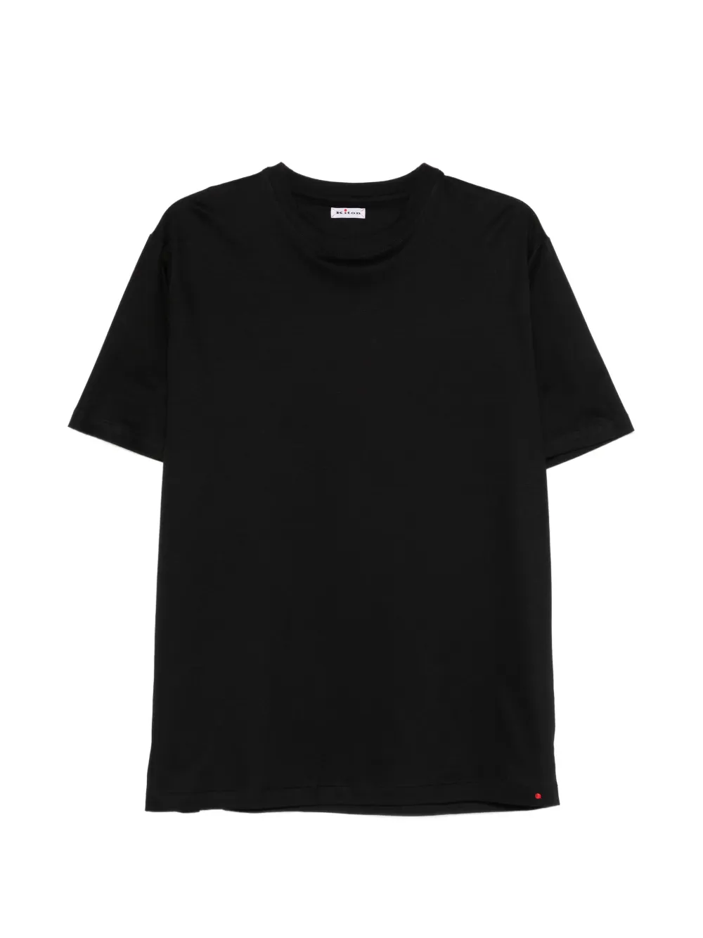 

Футболка с круглым вырезом Kiton, черный