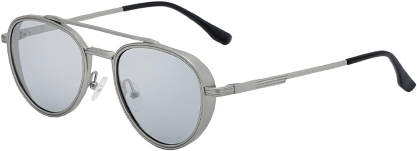 

Солнцезащитные очки-пилот для женщин, ретро-очки в квадратной оправе для мужчин, очки для вождения, путешествий и активного отдыха, защита от УФ-излучения mincl, Silver