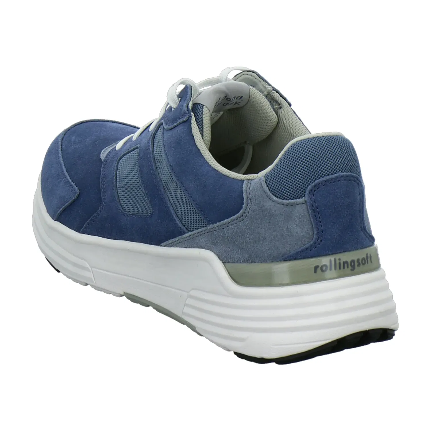 Спортивные кроссовки из кожи Rollingsoft, синие — фото 4