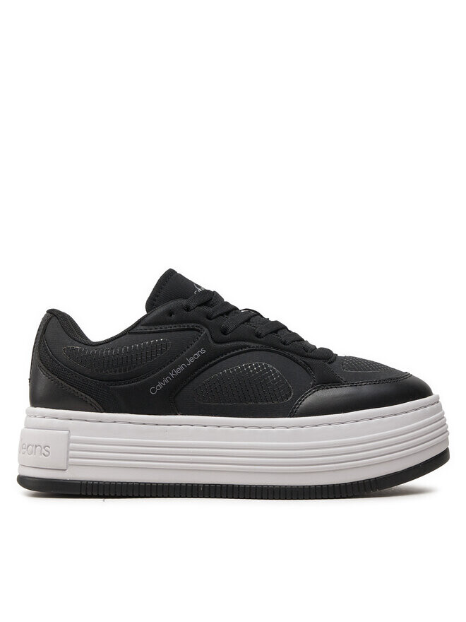 

Кроссовки Calvin Klein Jeans Bold Platf Low Lace Mix In Mtl YW0YW01471, черный