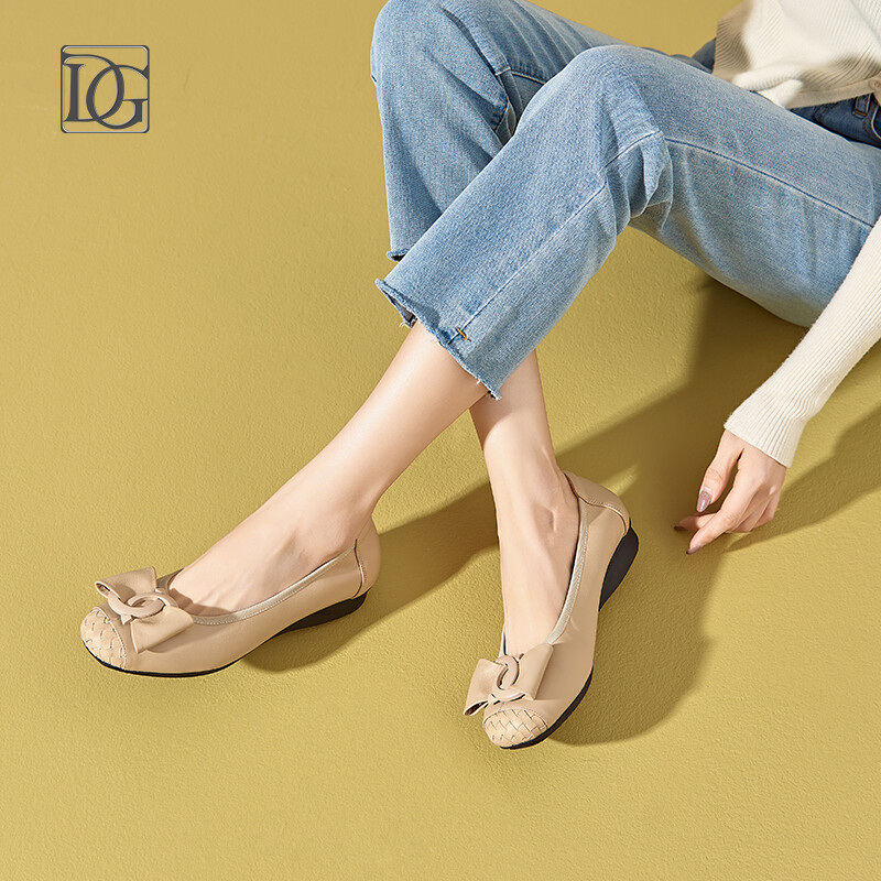 Туфли женские повседневные Women's Casual Shoes Women's Dg, цвет Apricot — фото 4
