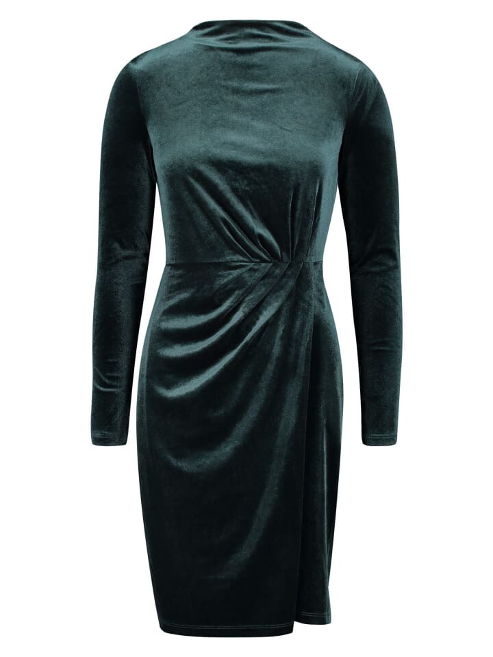 

Короткое платье Zero Samtkleid mit hohem Kragen, цвет Deep Ponderosa Pine