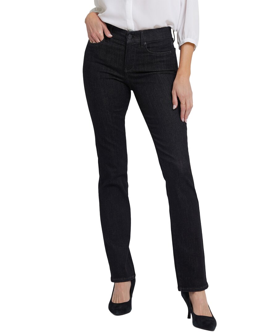 

NYDJ Petite Marilyn Eternity Straight Leg Jean, черный