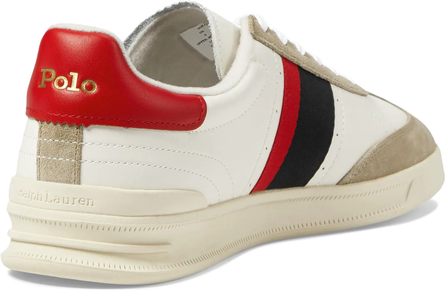 Polo Ralph Lauren Mens Heritage Aera, черный/красный — фото 3