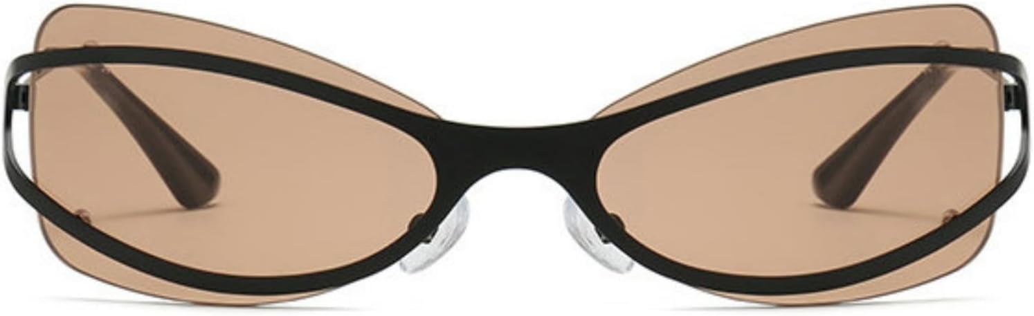 

Willochra — большие солнцезащитные очки для женщин, роскошные винтажные очки в металлической оправе, прямоугольные солнцезащитные очки для леди, в стиле панк, для путешествий, в духе Y2K, C1