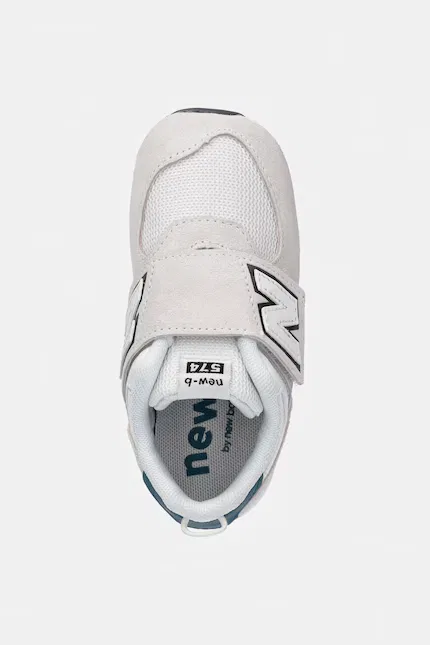 Кроссовки детские 574 New Balance, бежевый — фото 4