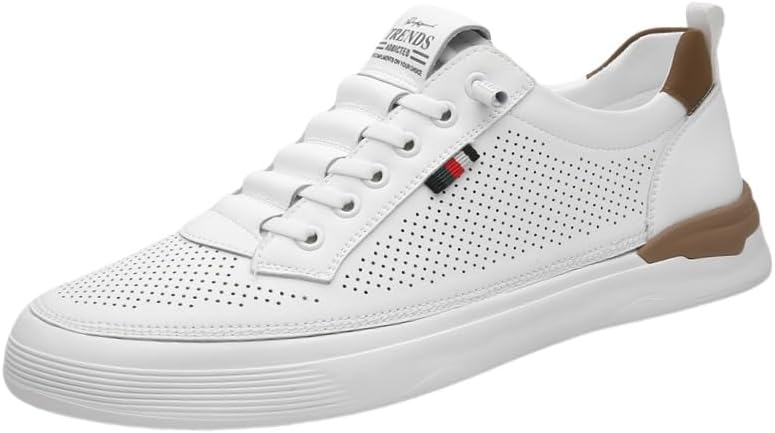 

Модные мужские кроссовки низкого типа. Мягкий и дышащий верх. Комфортная подкладка. Резиновая противоскользящая подошва. Для прогулок Clolinde, белый