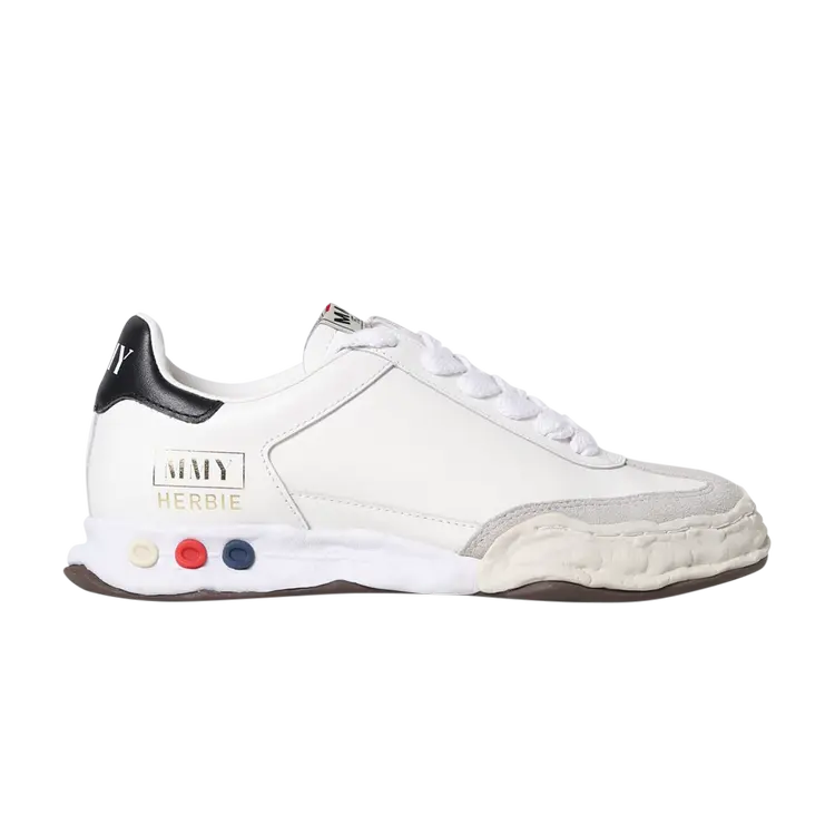 

Кроссовки Maison Mihara Yasuhiro Herbie OG Sole Leather Low 'White', белый