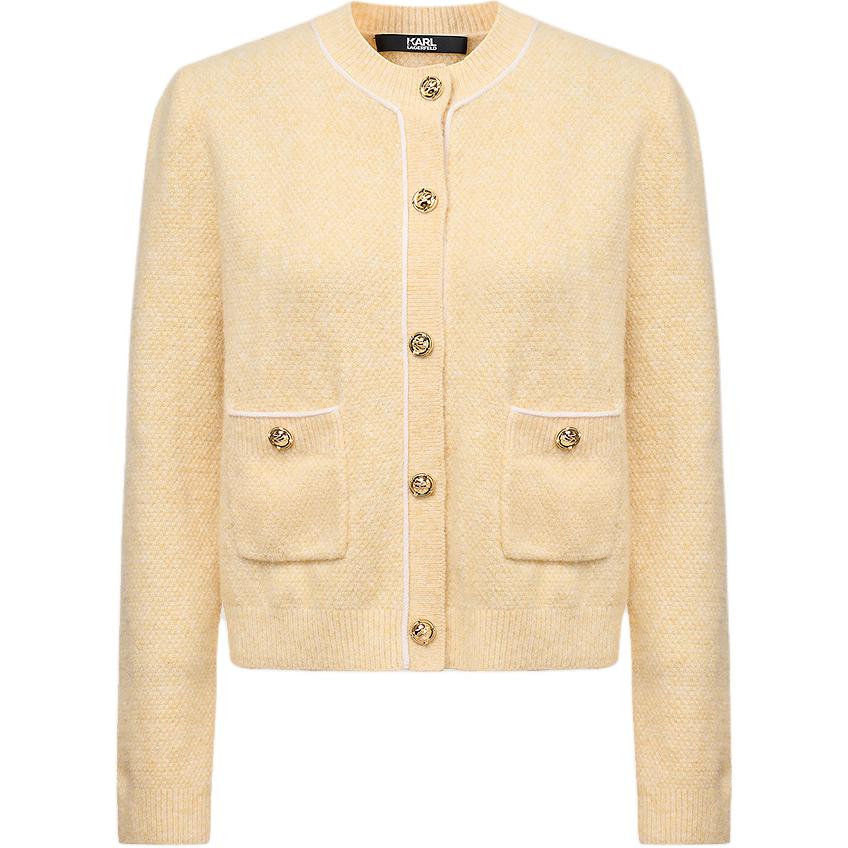 

Топ KARL LAGERFELD FW25 для женщин KARL LAGERFELD / Karl Lagerfeld Jeans, желтый