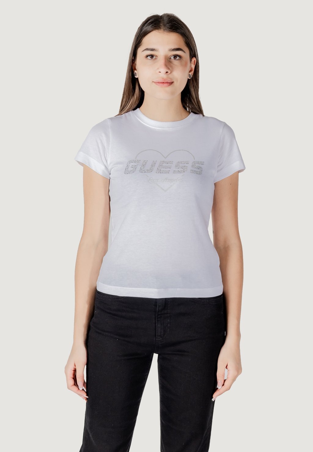 

Футболка с принтом NARCISO Guess, белый