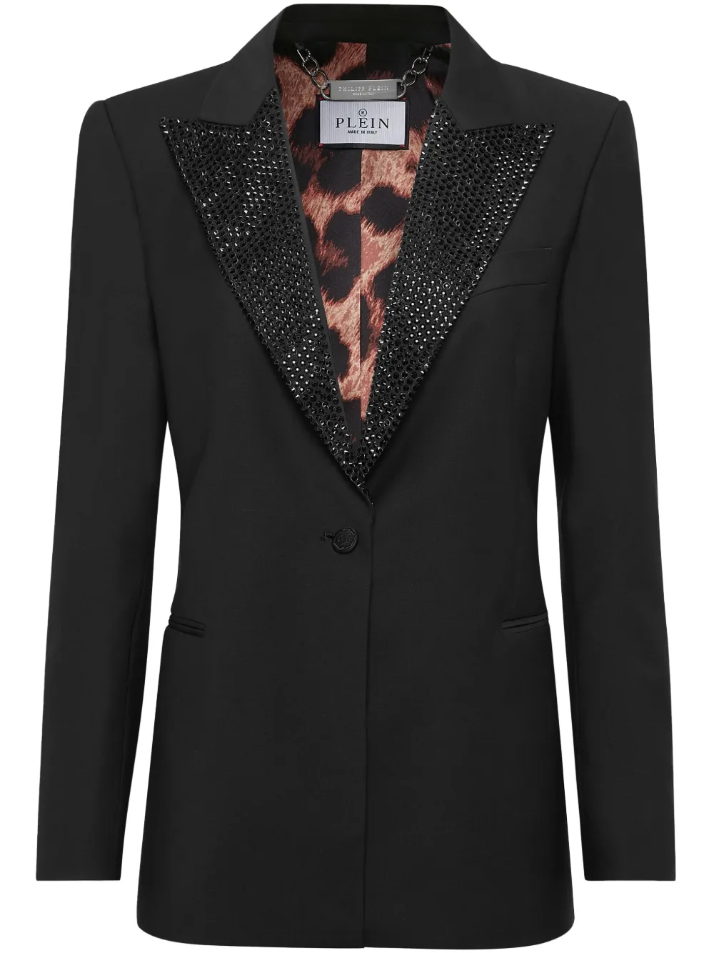 

Блейзер с декором Skull Philipp Plein, черный