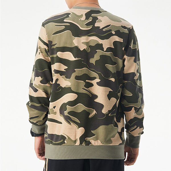 Толстовка adidas Mh Gfx Camo Camouflage Knit Casual Round Neck Pullover Camouflage, цвет camouflage — фото 3