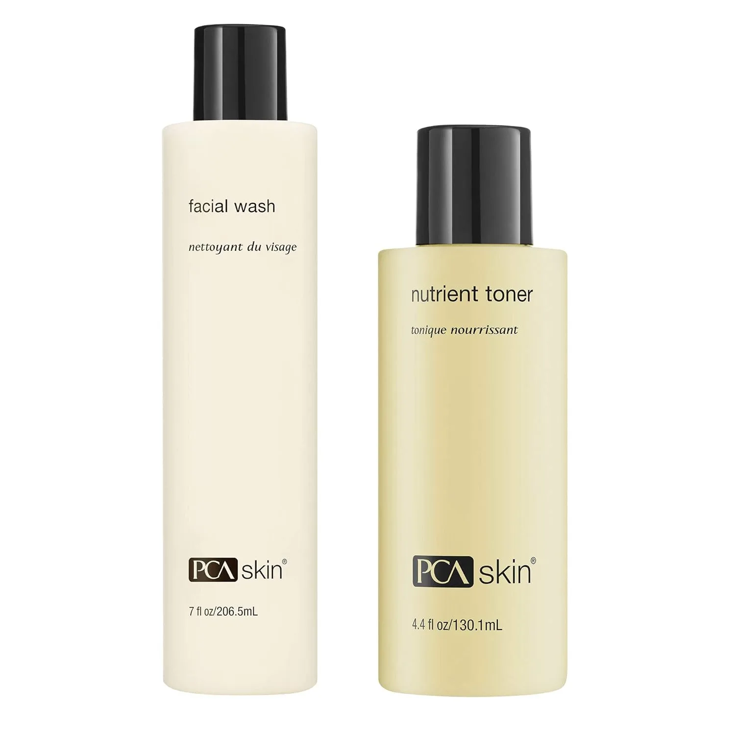 Набор PCA SKIN Hydrating Toner 4.4oz, тонизирует, осветляет, отшелушивает, для всех типов кожи + PCA SKIN Gentle Foaming Face Wash 7oz, удаляет грязь, жир и макияж, для чувствительной и зрелой кожи