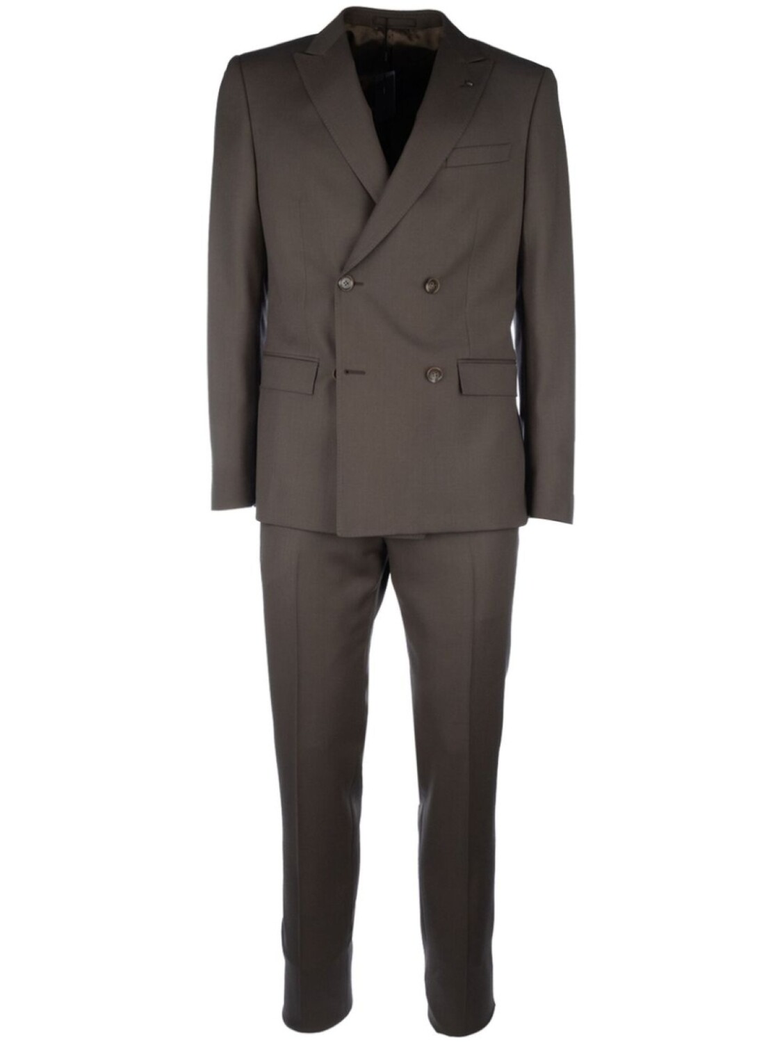 

Двубортный костюм Corneliani, коричневый