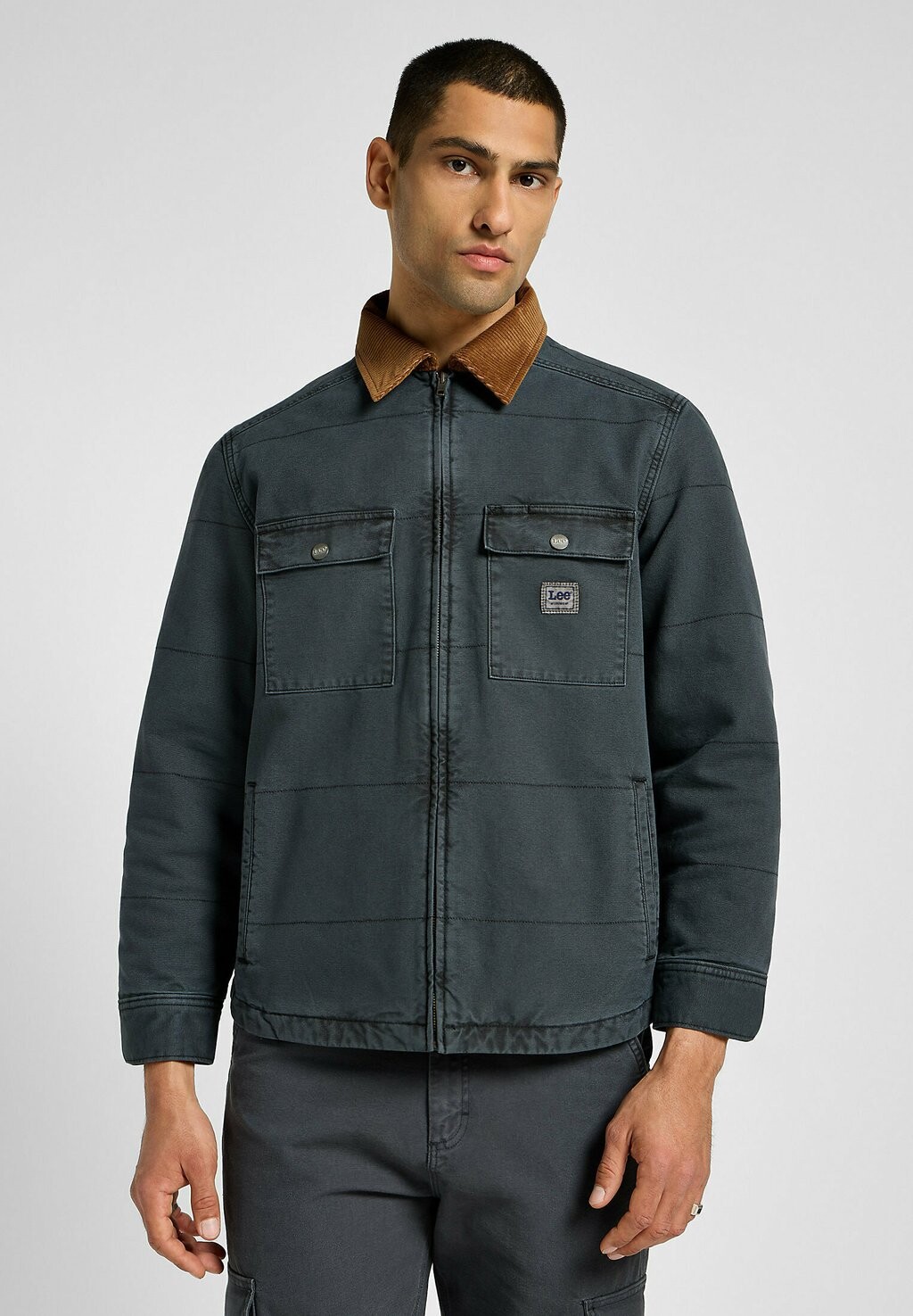 

Джинсовая куртка QUILTED WORKWEAR JACKET Lee, светло-серый