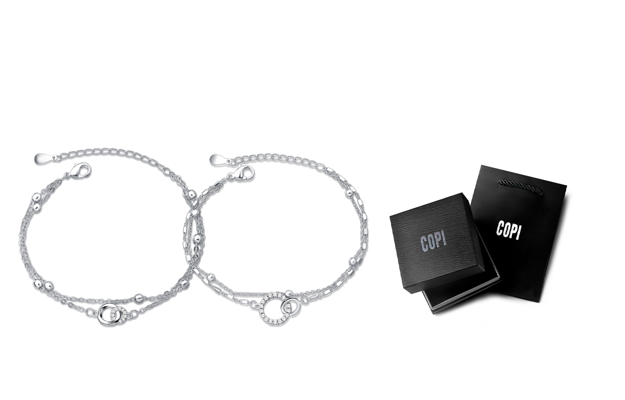 

Браслет женский COPI, A Pair Of Bracelets [Mobius + Interlocking]