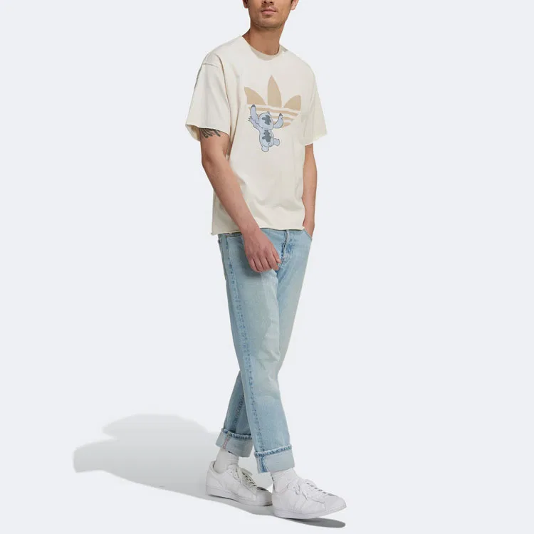 Футболка Adidas Originals Unisex Gray White — фото 3