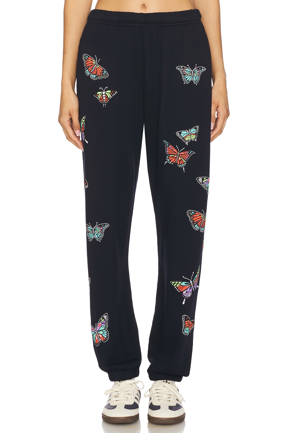 

Спортивные штаны Chantria с винтажными бабочками Lauren Moshi, dark navy