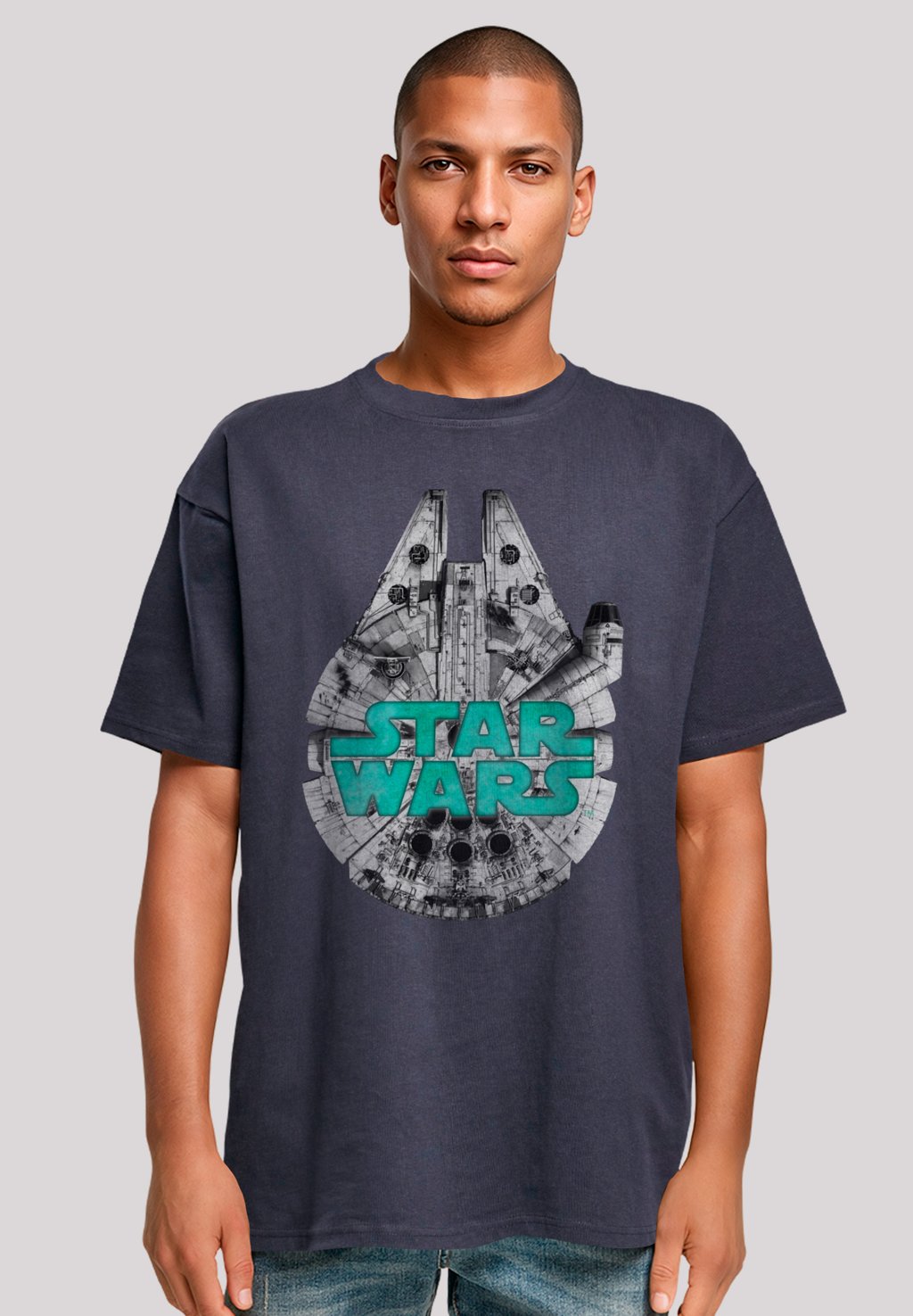 

Футболка с принтом STAR WARS MILLENNIUM F4NT4STIC, темно-синий
