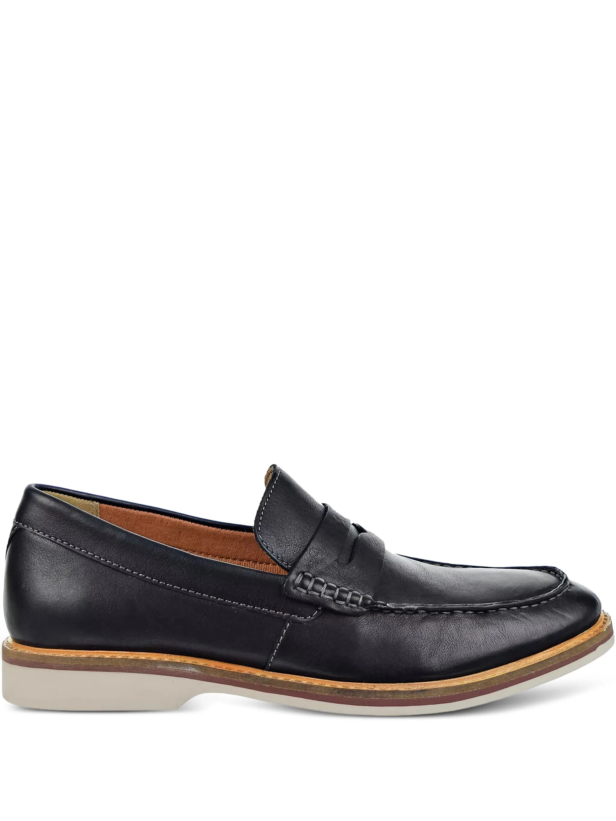 Кожаные мокасины Atticus Free Clarks Originals, черный