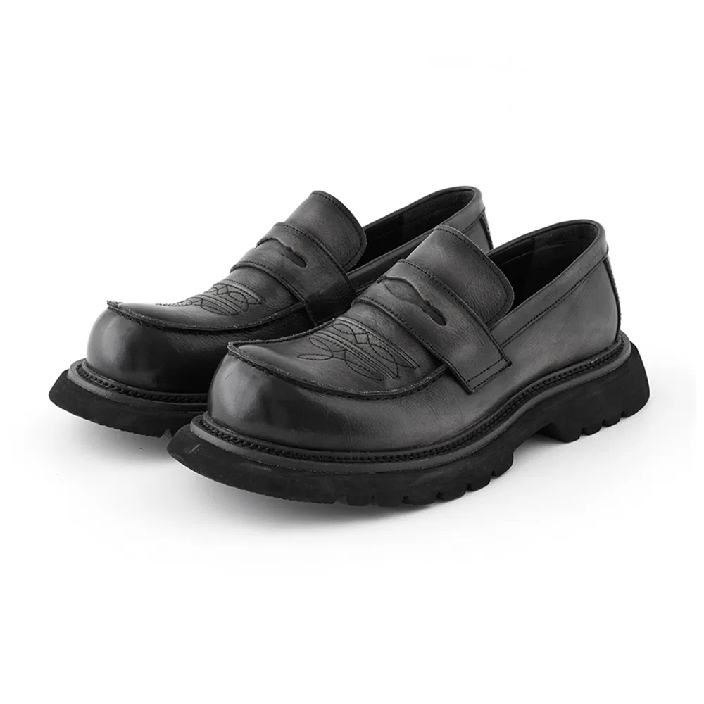 Мужские лоферы Mammoth Western Horse Leather, чёрные, от Dnsr