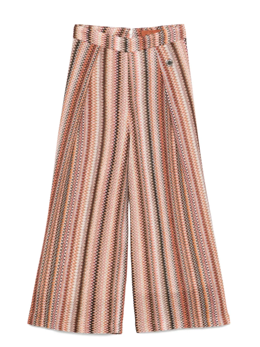 

Брюки в полоску Missoni Kids, коричневый