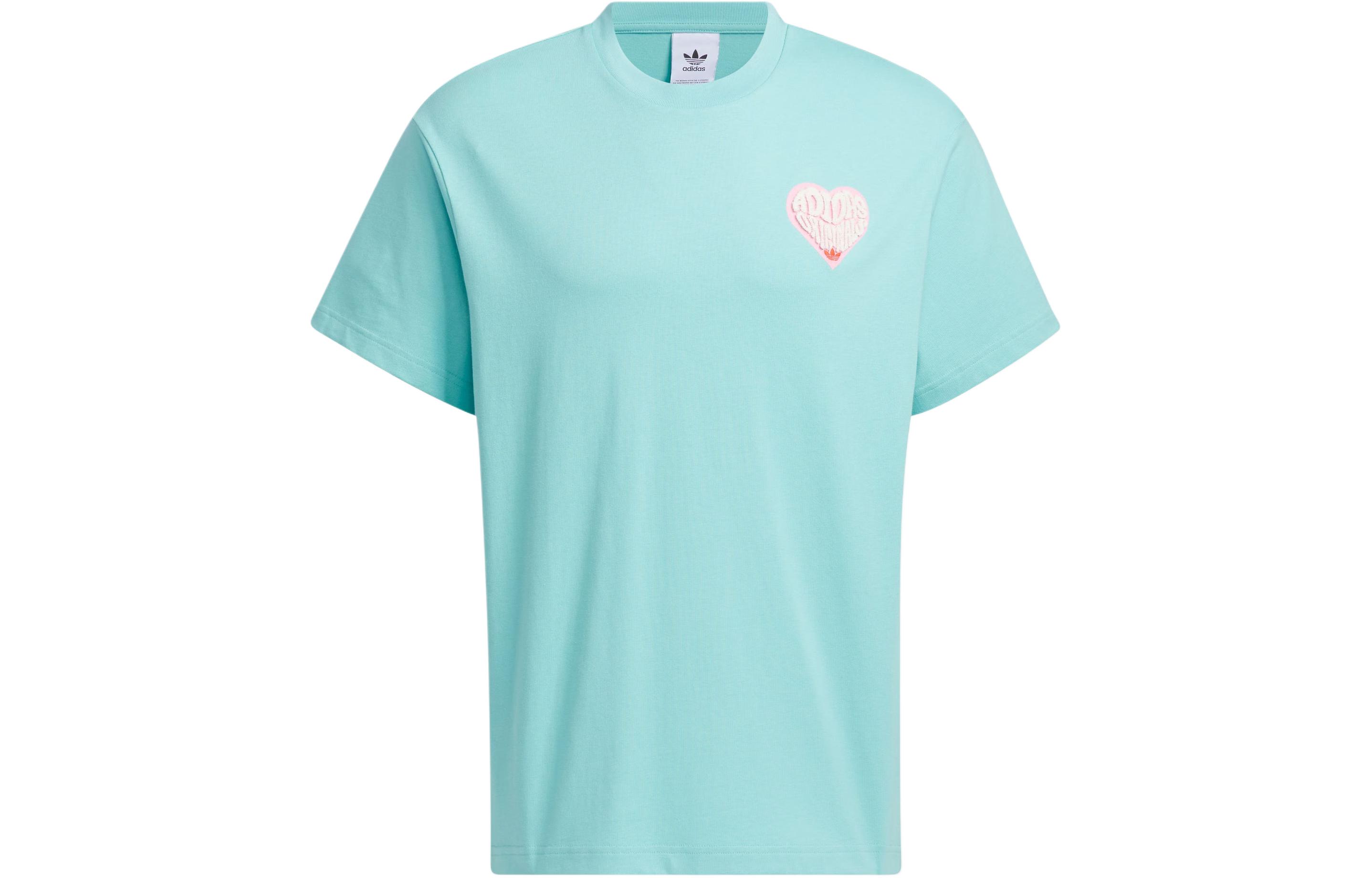 

Футболка SS24 Unisex простая Mint Green Adidas Originals, зеленый