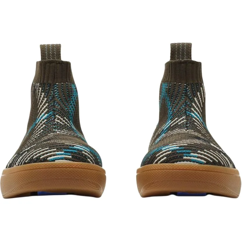 Burberry Детские кроссовки High Top Brown — фото 4
