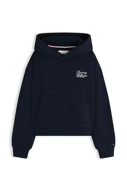 Худи детское с капюшоном Tommy Hilfiger, синий — фото 2